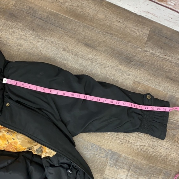 Cyclone Black Trench Puffer Jacket - Picture 9 of 12